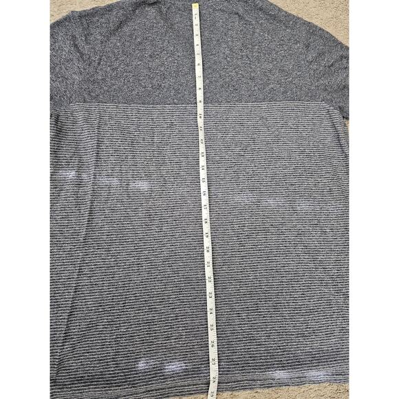 Goodfellow Mens Short Sleeve Striped Shirt Size XL Gray - Picture 8 of 8